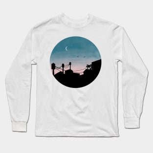 Evening Views in Watercolor Long Sleeve T-Shirt